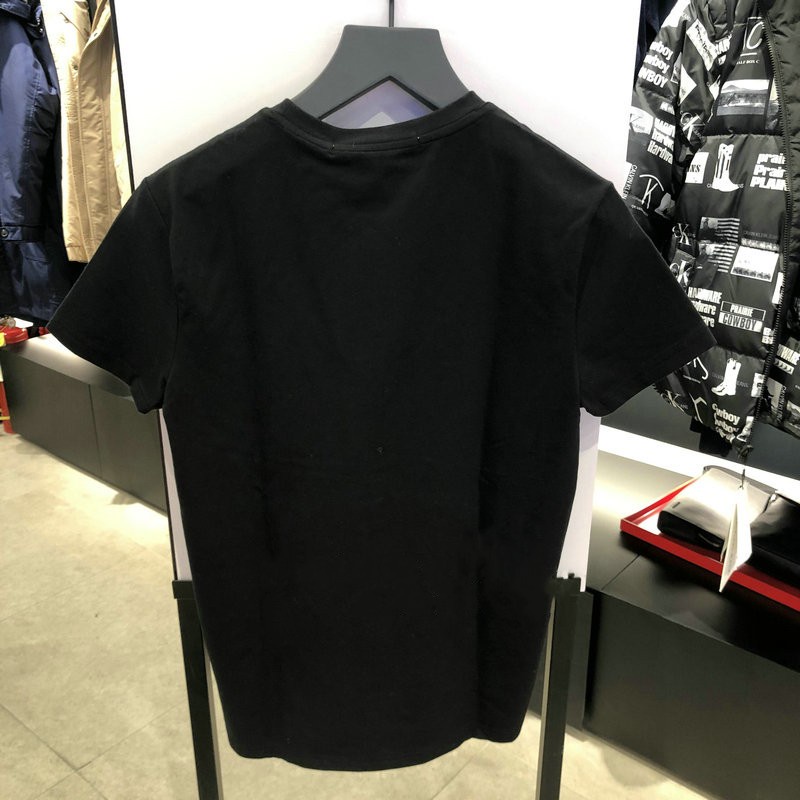 Áo Thun Cotton Cổ Thuyền Calvin Klein Hàng Mới Cho Nam