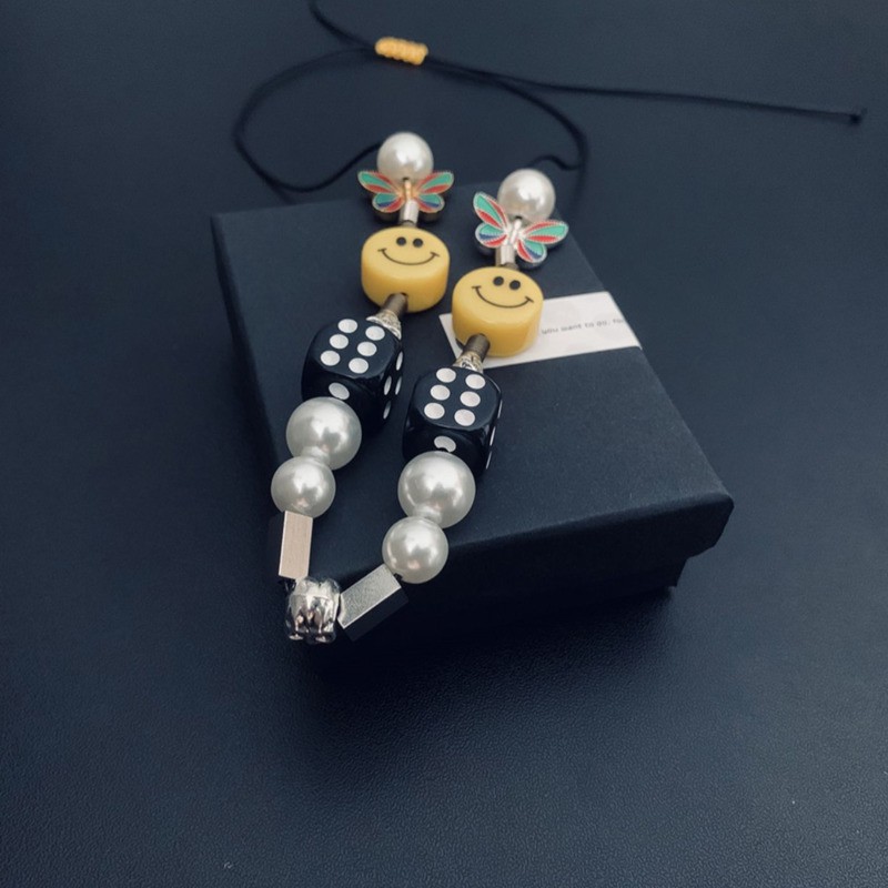 Dây Chuyền Mặt Hình Xúc Xắc Phong Cách Harajuku Cá Tính