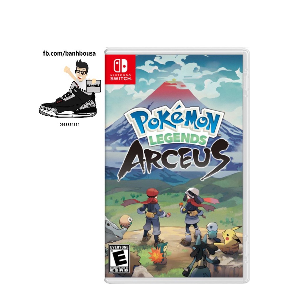 Trò chơi Game Pkm Pokemon Legends Arceus cho Nintendo Switch mới new nguyên seal 100% hệ US