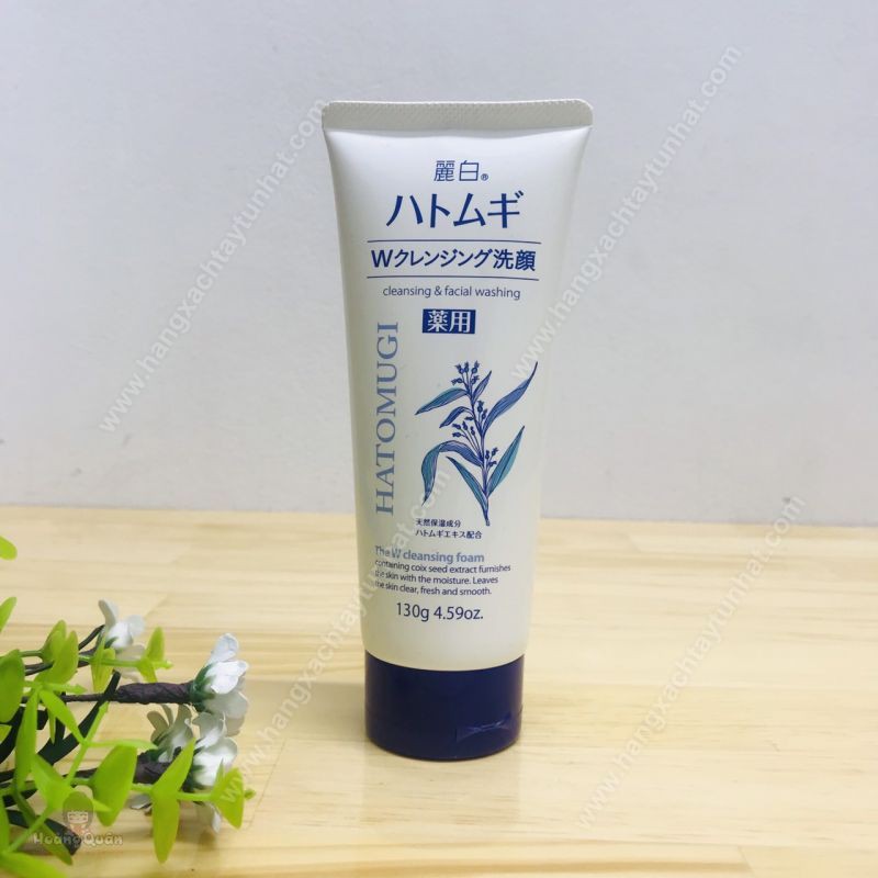 SỮA RỬA MẶT TRẮNG DA HẠT Ý DĨ HATOMUGI CLEANSING & FACIAL WASHING 170g NHẬT BẢN