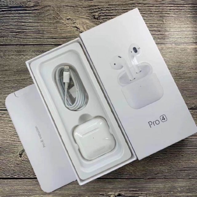 Tai Nghe Blutooth Iphone Airpods Pro 4 Phiên Bản Nâng Cấp 2020 Kết Nối Không Dây Love.Case