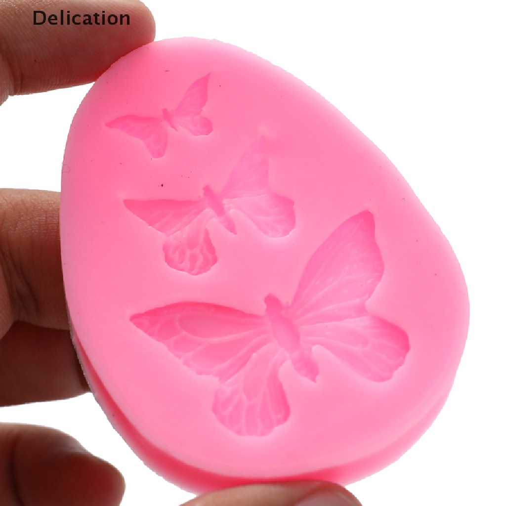 Khuôn Làm Bánh Chất Liệu silicone Tự Làm Hình Bướm 3d