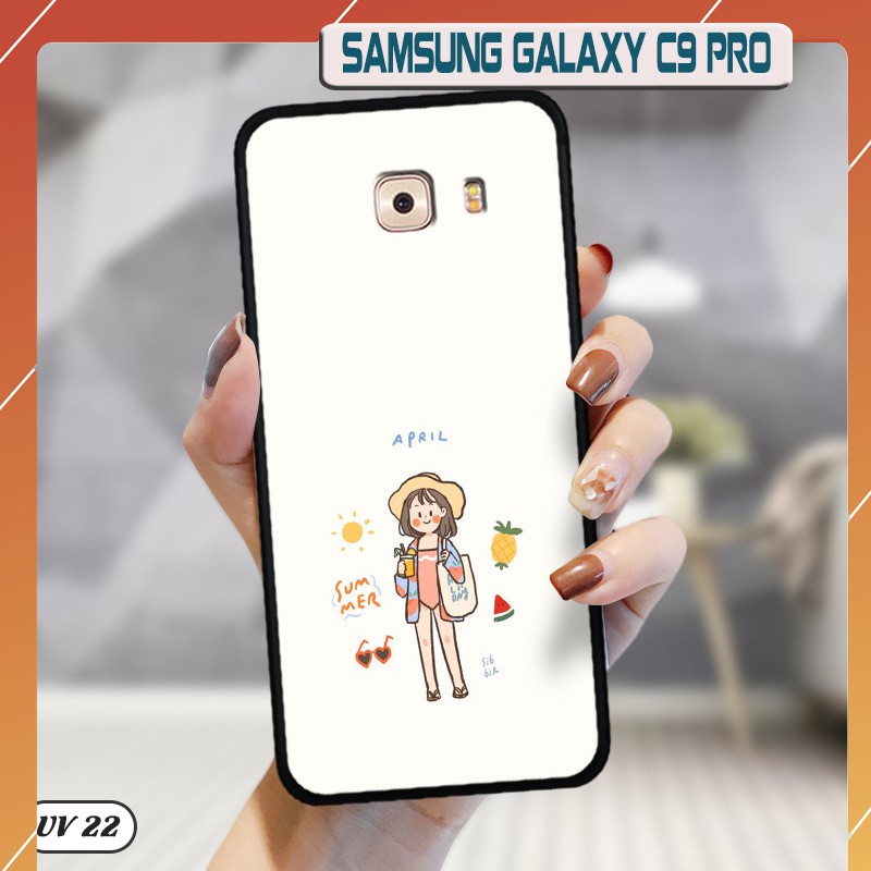Ốp lưng Samsung C9 Pro- lưng nhám ,ngộ nghĩnh