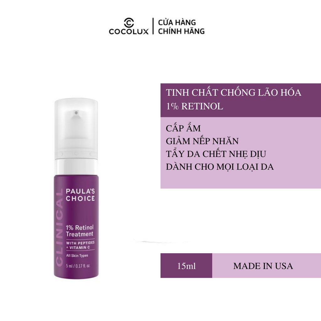 Tinh Chất Chống Lão Hóa 1% Retinol Paula's Choice 30ml