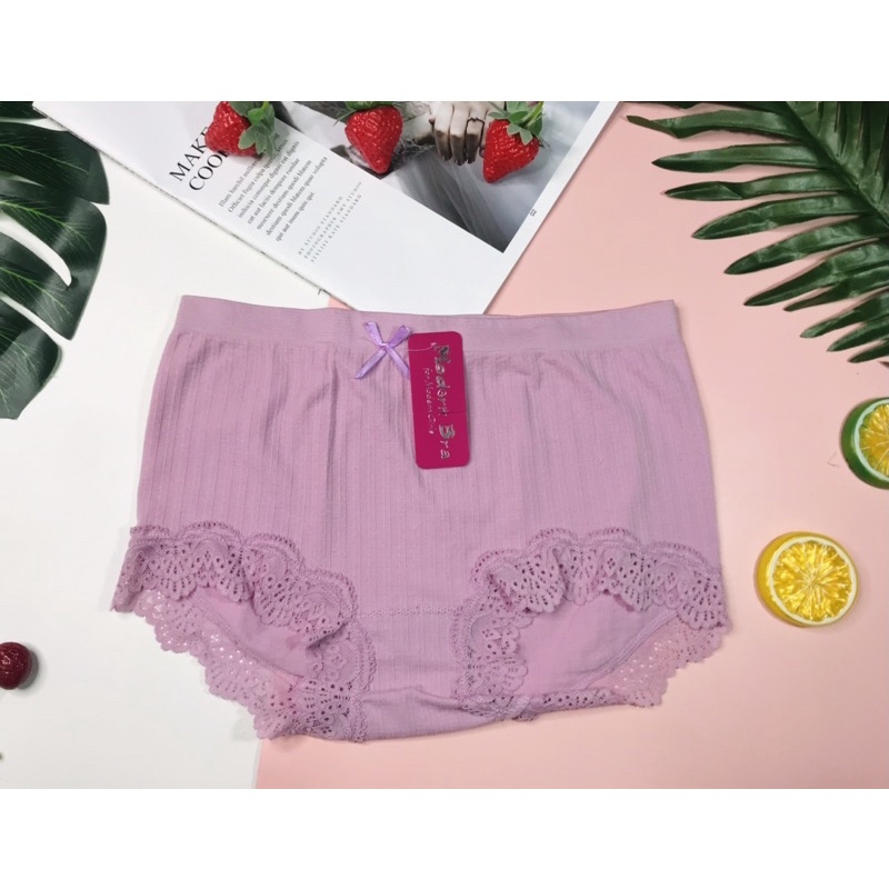 Quần lót nữ Thái Lan chất thun tăm co dãn 4 chiều Size 48-55kg