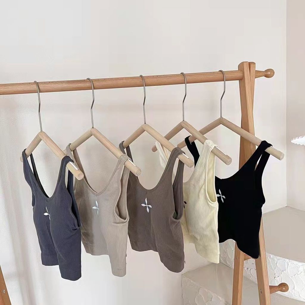 Chloe Áo Hai Dây Họa Tiết Trái Tim Đơn Giản Thoải Mái Cho Nữ