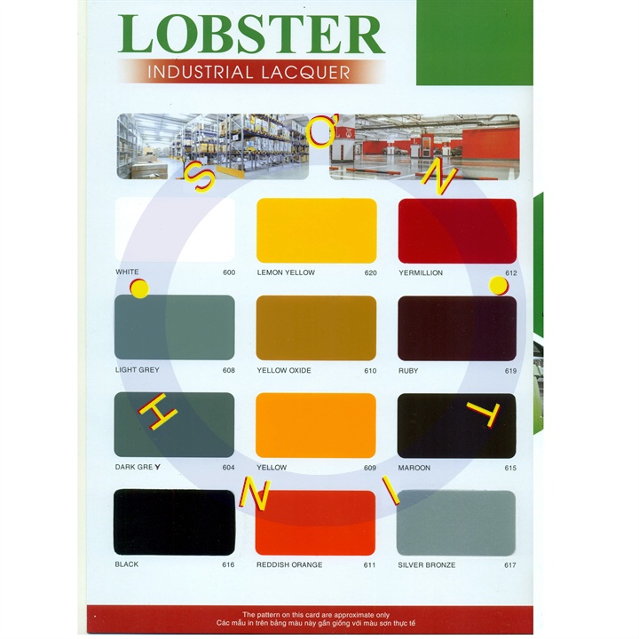 Sơn thơm công nghiệp Lobster 800ml  - 1 lon