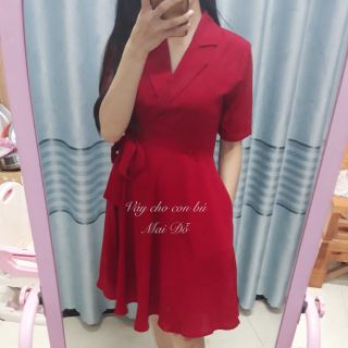 Váy cho con bú ti - 63909TQ - Dáng siêu đẹp, lịch sự ( ảnh thật)