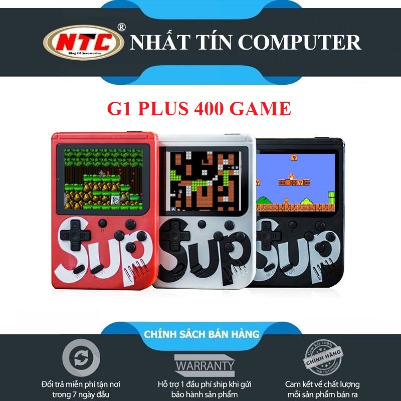 Máy chơi game cầm tay G1 2 người chơi 400 game / G1 Plus 400 in 1 / G1 - 186 in 1 (Màu ngẫu nhiên)