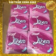 Bịch 6 Gói Băng Vệ Sinh Libera Maxi Không Cánh 8 miếng