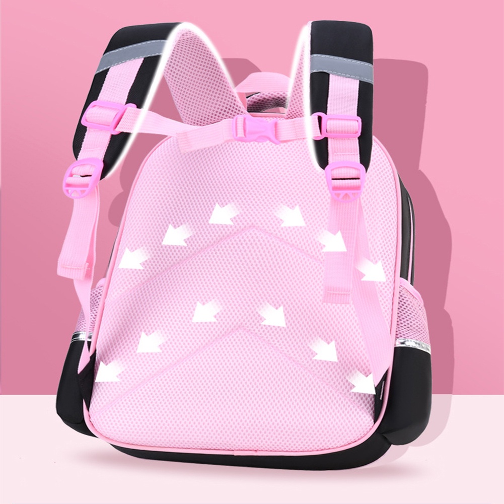 Balo đi học họa tiết hoạt hình dễ thương cho bé gái lớp 1-6