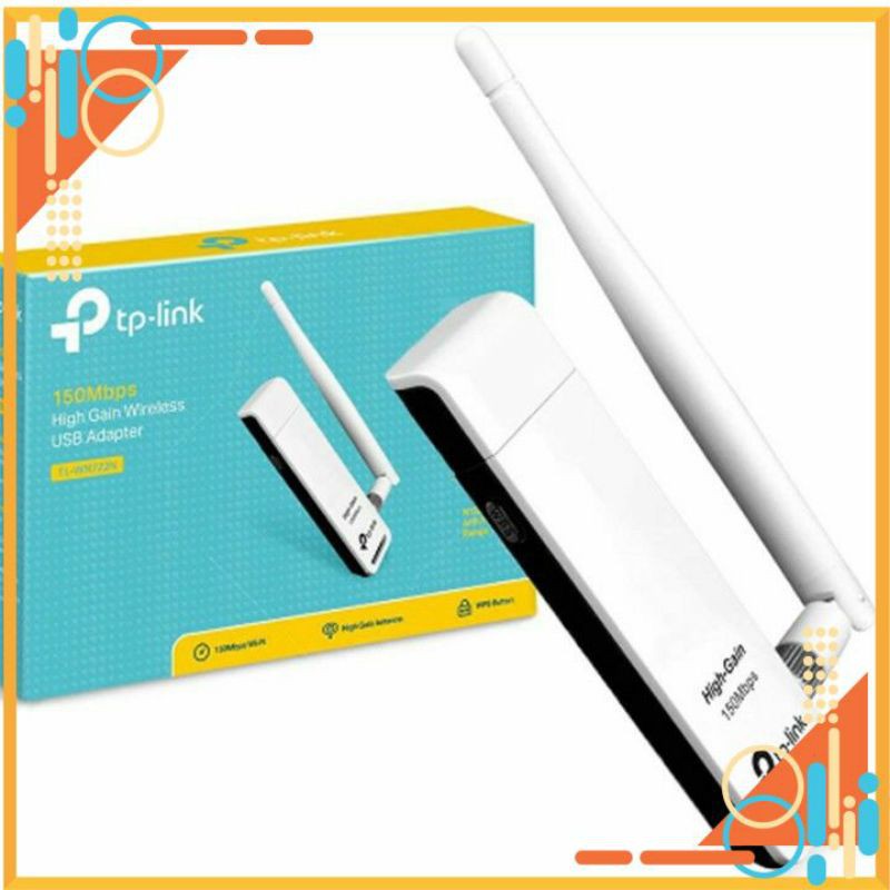 USB THU WIFI⚡MIỄN PHÍ VẬN CHUYỂN⚡BỘ THU WIFI WN722N TỐC ĐỘ CAO DÀNH CHO MÁY TÍNH ĐỂ BÀN LAPTOP