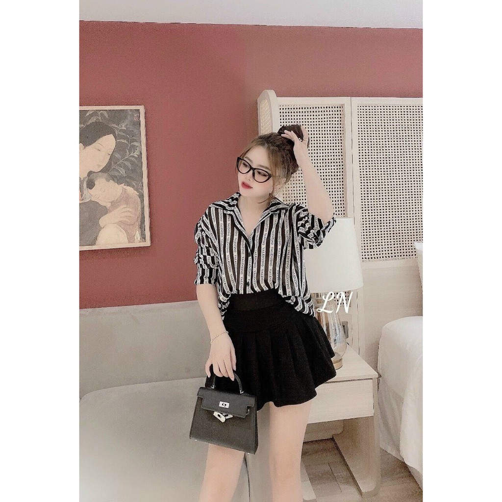 Áo sơ mi nữ nhiều mẫu tay dài chữ valen