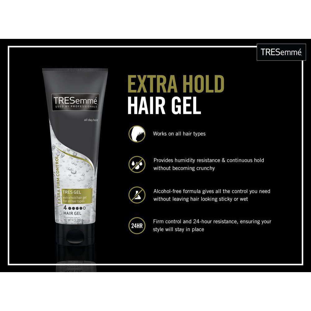 Gel vuốt tóc TRESemme Extra Hold 4 - Maga Hold 5