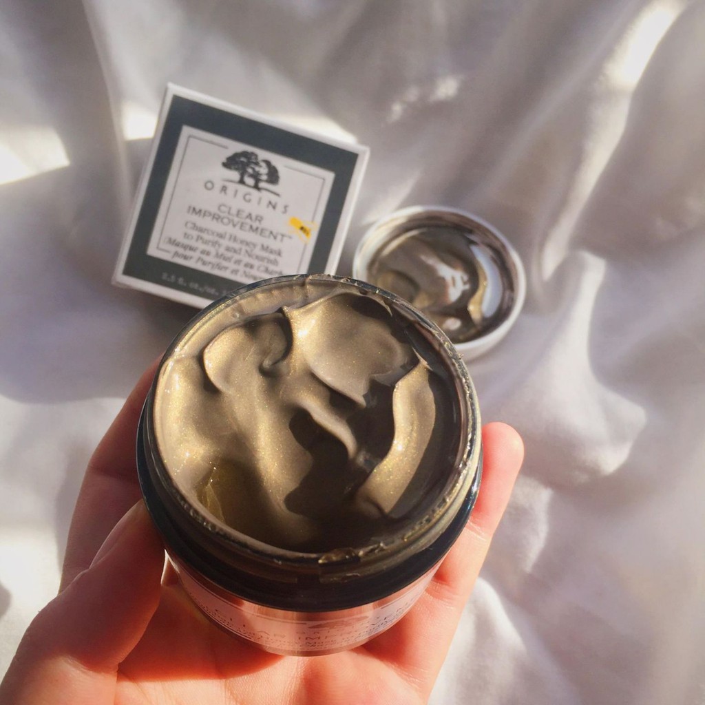 Mặt nạ thải độc Origins  CLEAR IMPROVEMENT CHARCOAL HONEY MASK TO PURIFY AND NOURISH 75ml