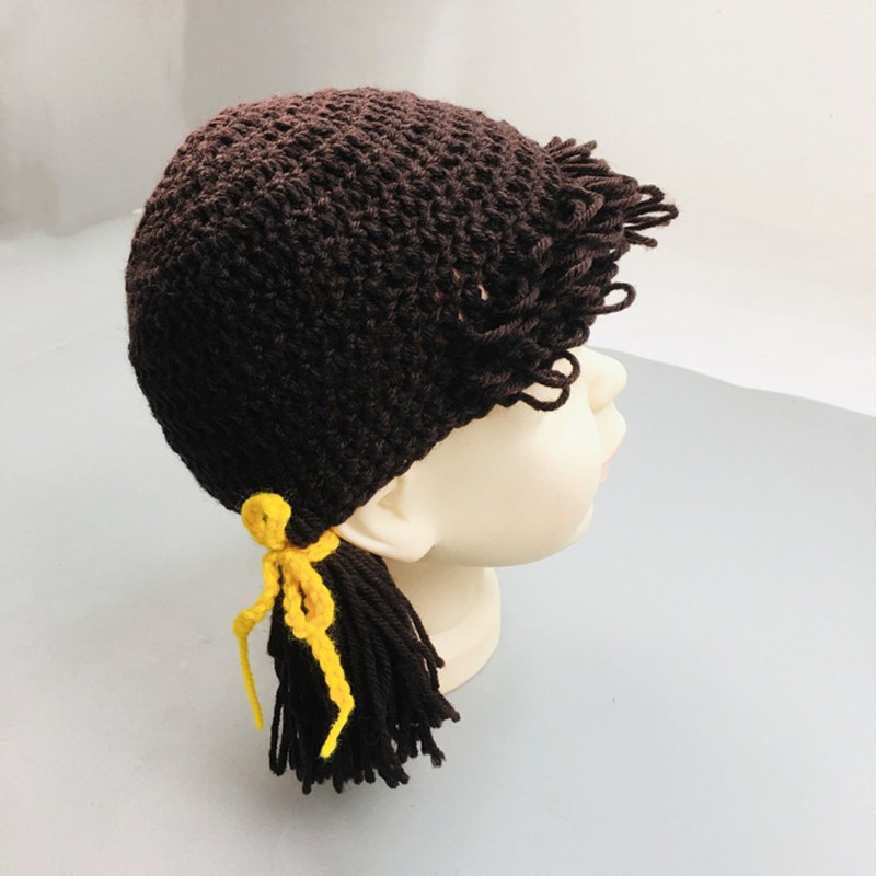 Mũ Trùm Đầu Dệt Kim Phụ Kiện Chụp Hình Cho Bé