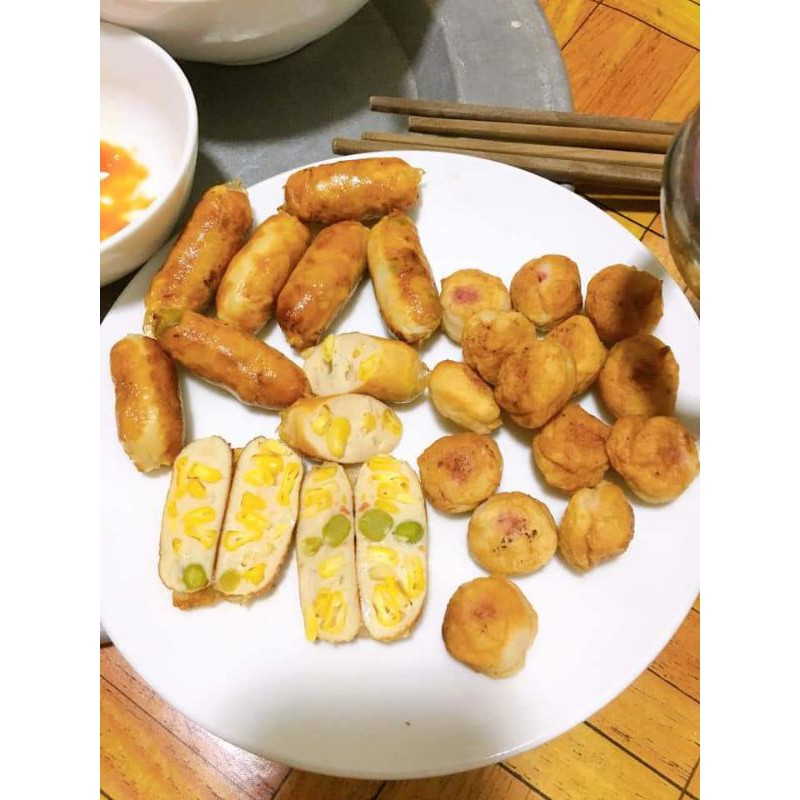 Xúc xích ngô chả cá sữa bắp 500gr
