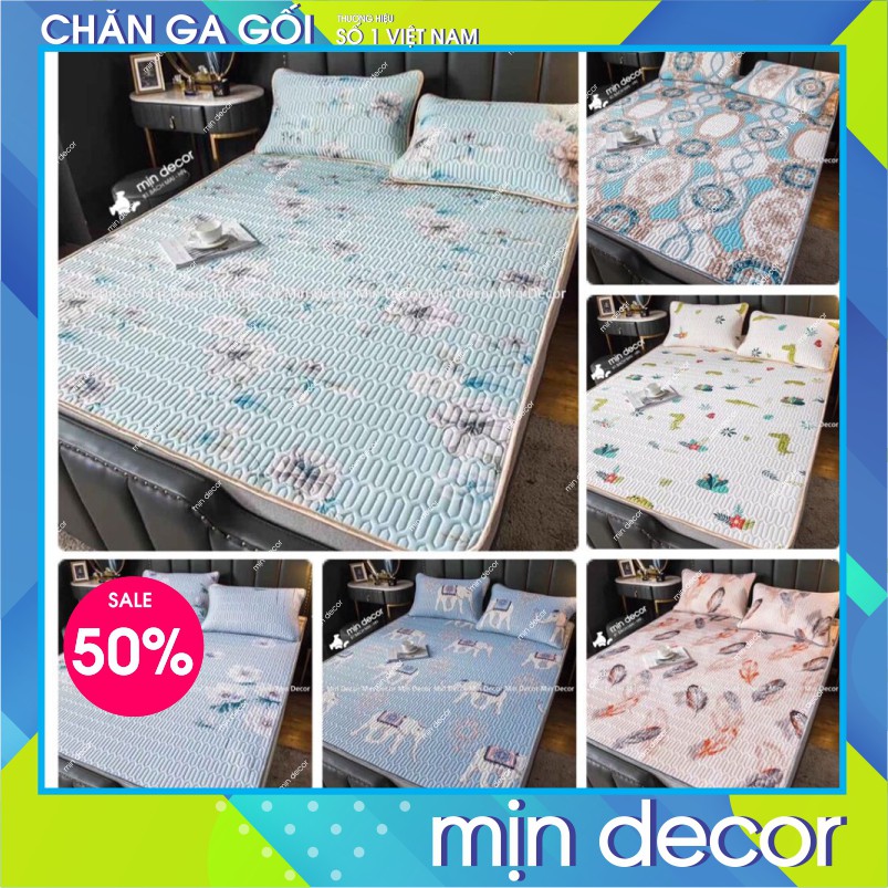 [Mã Giảm Giá #10K "MIND300K"] Bộ Chiếu Tencel - Cao Su Non 3D LaTex💝Chất Liệu Tencel 3M👉 Mềm-Mịn-Mát💝 #Hot_Trend_2020