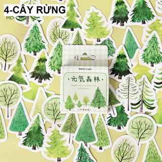 Hộp 45 sticker trang trí planner scrapbook M3