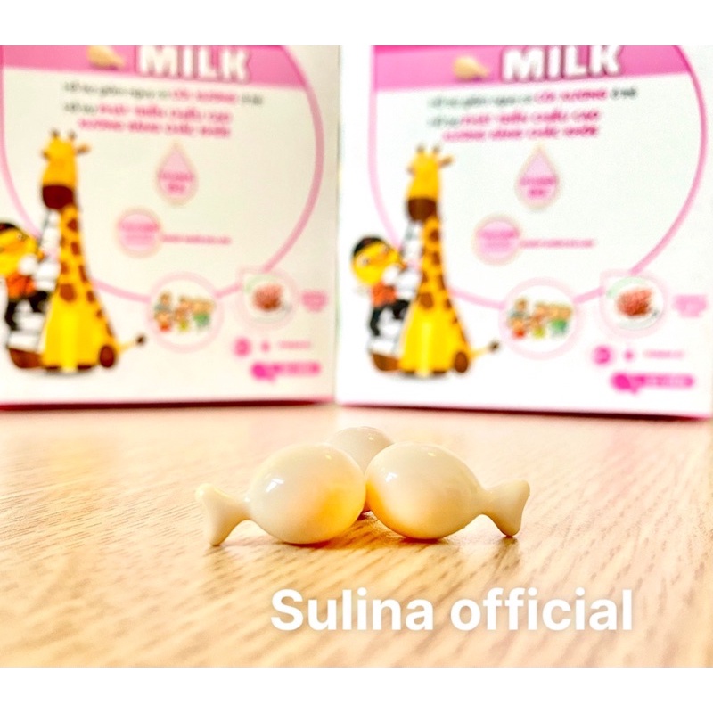 Canxi Milk giúp bé tăng chiều cao xương răng chắc khỏe hộp 50 viên HaeChiekoKids TP04