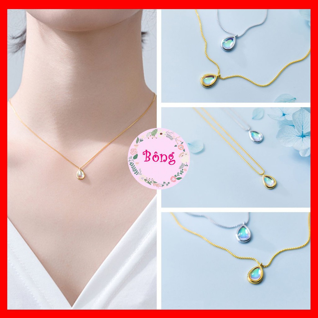 [D09] Dây chuyền bạc 925 Mặt Ngọc độc đáo