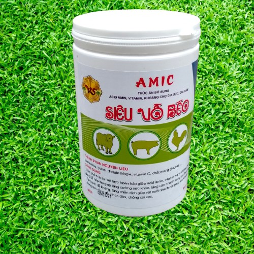 SIÊU VỖ BÉO AMIC: Thức Ăn Bổ Sung Dinh Dưỡng Tăng Cân Nhanh, Đẹp Mã -  Lon 1kg