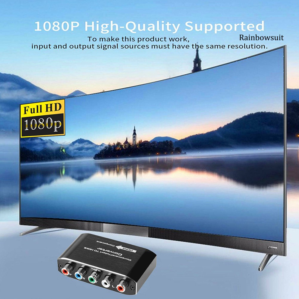 Bộ Chuyển Đổi Âm Thanh / Video Từ Rca Sang Hdmi Hdtv Rb-5