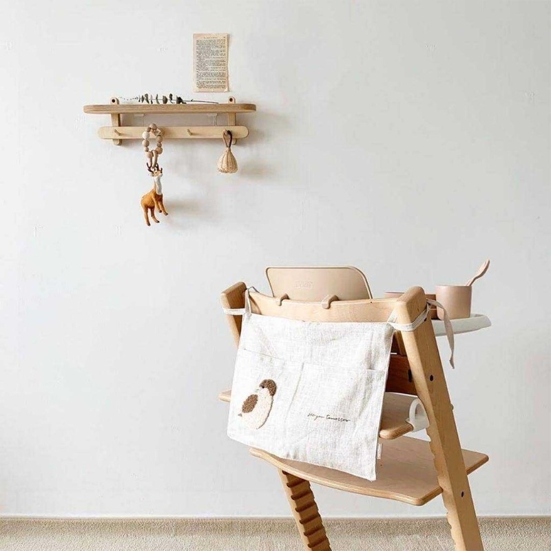 Hộp Đựng Đồ Hai Ngăn Treo Cạnh Giường Dễ Thương Sắp Xếp Gọn Gàng Cho Bệnh Viện / Cắm Trại / Phòng