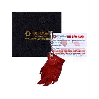 Móc khóa da cá sấu màu đỏ PH8213