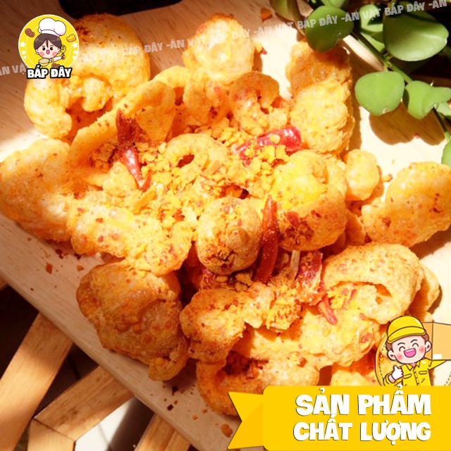 Da Heo Tỏi Ớt Chiên Giòn 160g, Tóp Mỡ Mắm Tỏi - Đồ Ăn Vặt Bắp Đây Sài Gòn | BigBuy360 - bigbuy360.vn