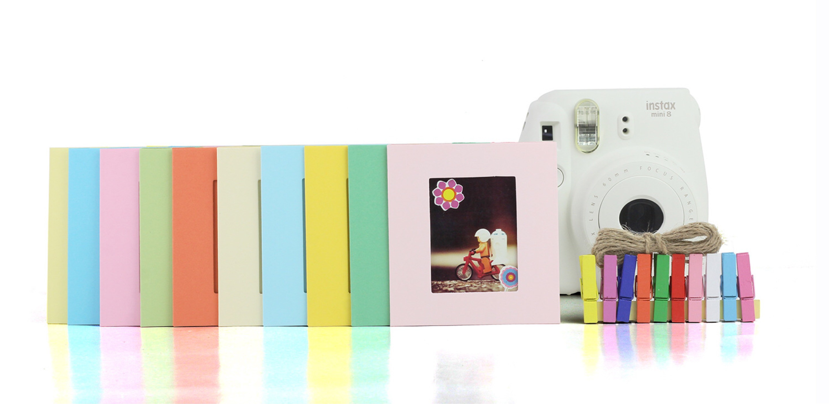 Khung Ảnh Nhiều Màu Cho Hình Chụp Từ Máy Ảnh Fujifilm Instax Mini 11 9 8 8 + 70 7s 90 26 Lammcou