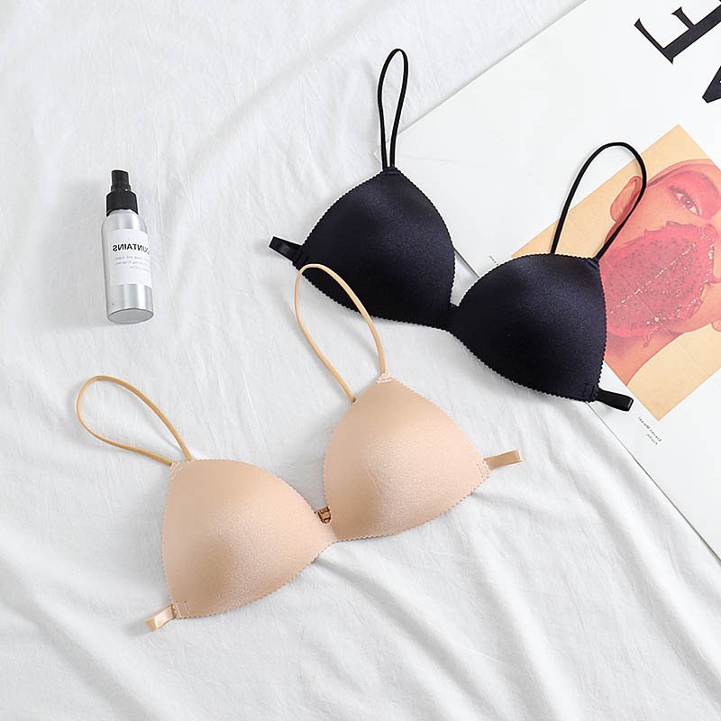 Bralette không gọng kim loại dây dễ dàng điều chỉnh quyến rũ cho nữ, Basic Bralette - Áo bralette mút liền, sexxy