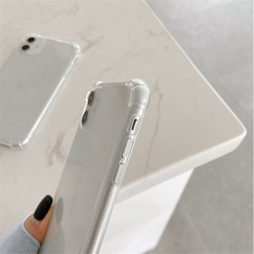 Ốp điện thoại mềm trong suốt thích hợp cho iPhone 13 12 11 Pro Max 12Mini SE 2020 X XR Xs Max 8 7 6 6s Plus