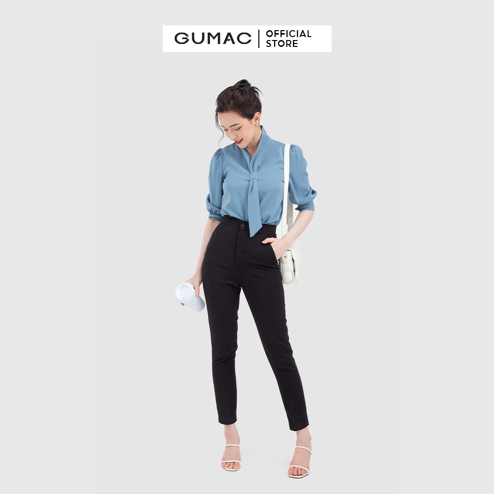 Quần tây nữ cơ bản thời trang GUMAC QB930 phong cách công sở thanh lịch - mẫu mới | BigBuy360 - bigbuy360.vn