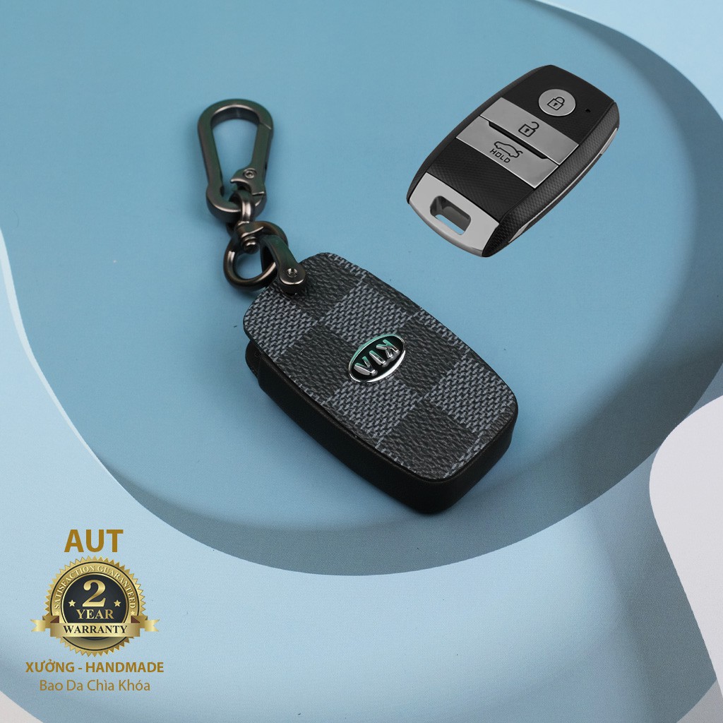 Bao Da Chìa Khóa Kia 3 nút (Kia Morning,Kia Seltos,Kia Soluto,Kia Rio,Kia Cerato | BigBuy360 - bigbuy360.vn
