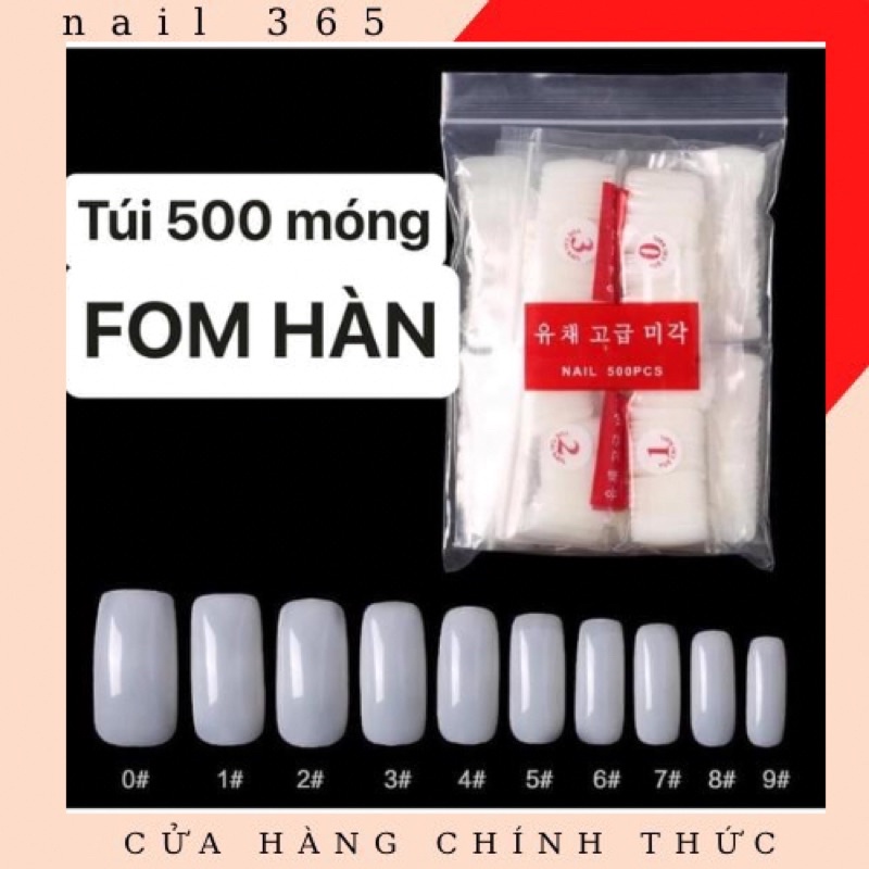TÚI 500 móng úp (  FOM  HÀN  )