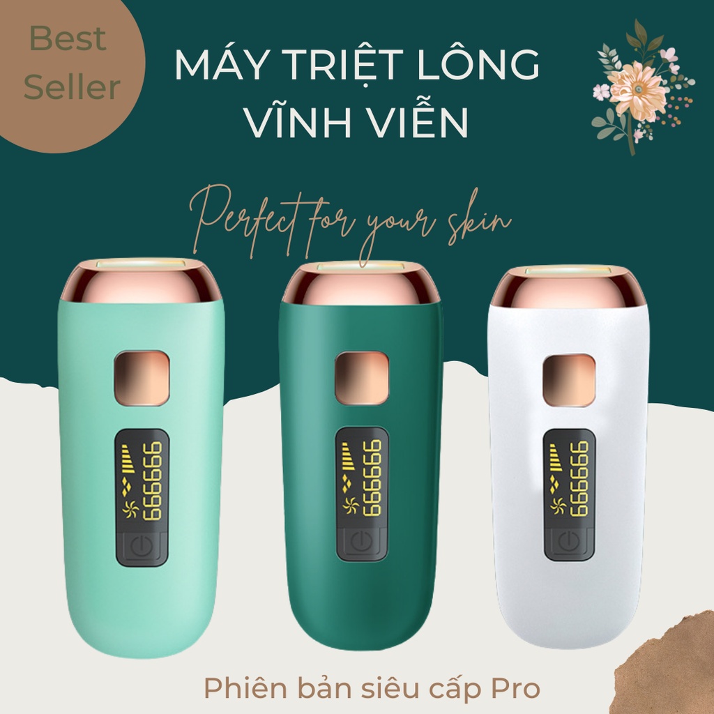 Máy triệt lông vĩnh viễn mini tại nhà vùng dưới cánh tay vùng bikini đạt hiệu quả 100%