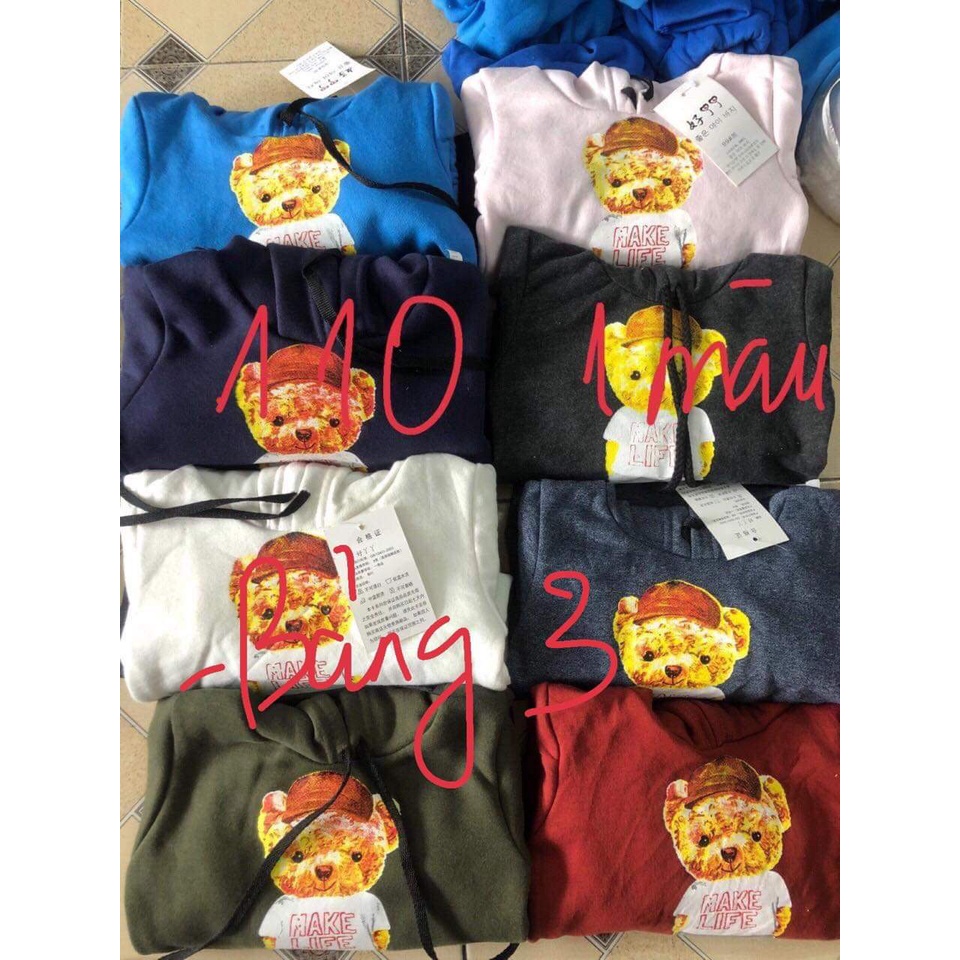 Bộ mũ cực ấm cho bé trai/ gái 7-18kg