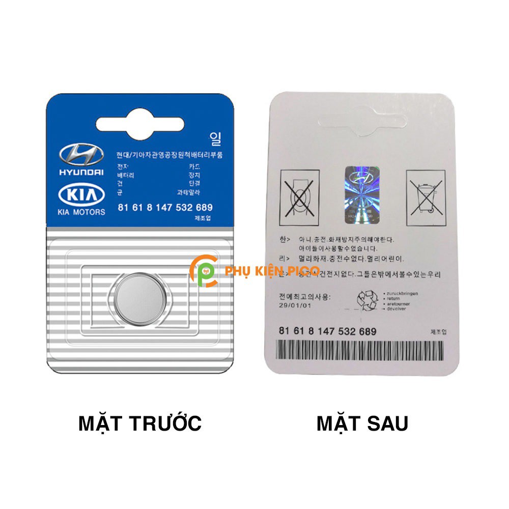 Pin chìa khóa ô tô Hyundai Grand i10 chính hãng sản xuất theo công nghệ Nhật Bản – Pin chìa khóa Hyundai Grand i10