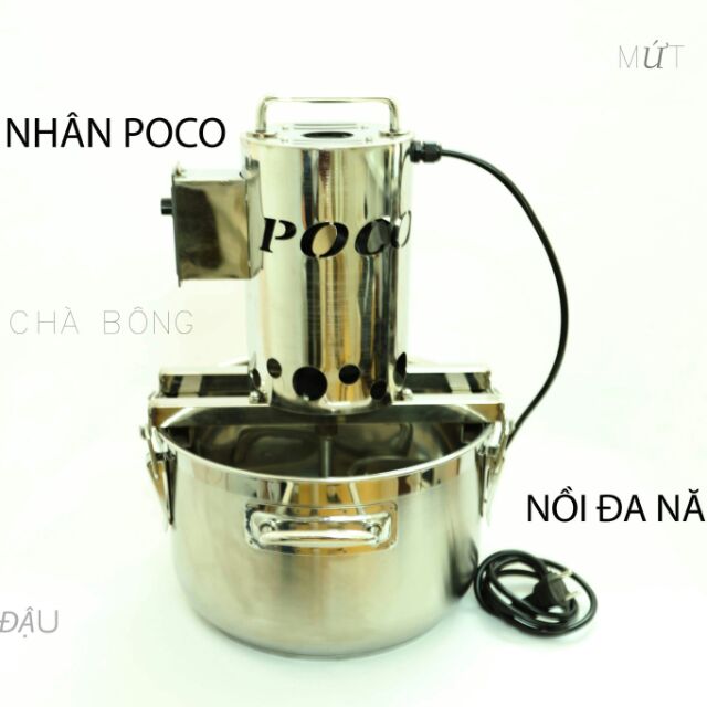 (Hcm )Nồi sên đa năng POCO new version đk 30cm 60w bh 12 tháng