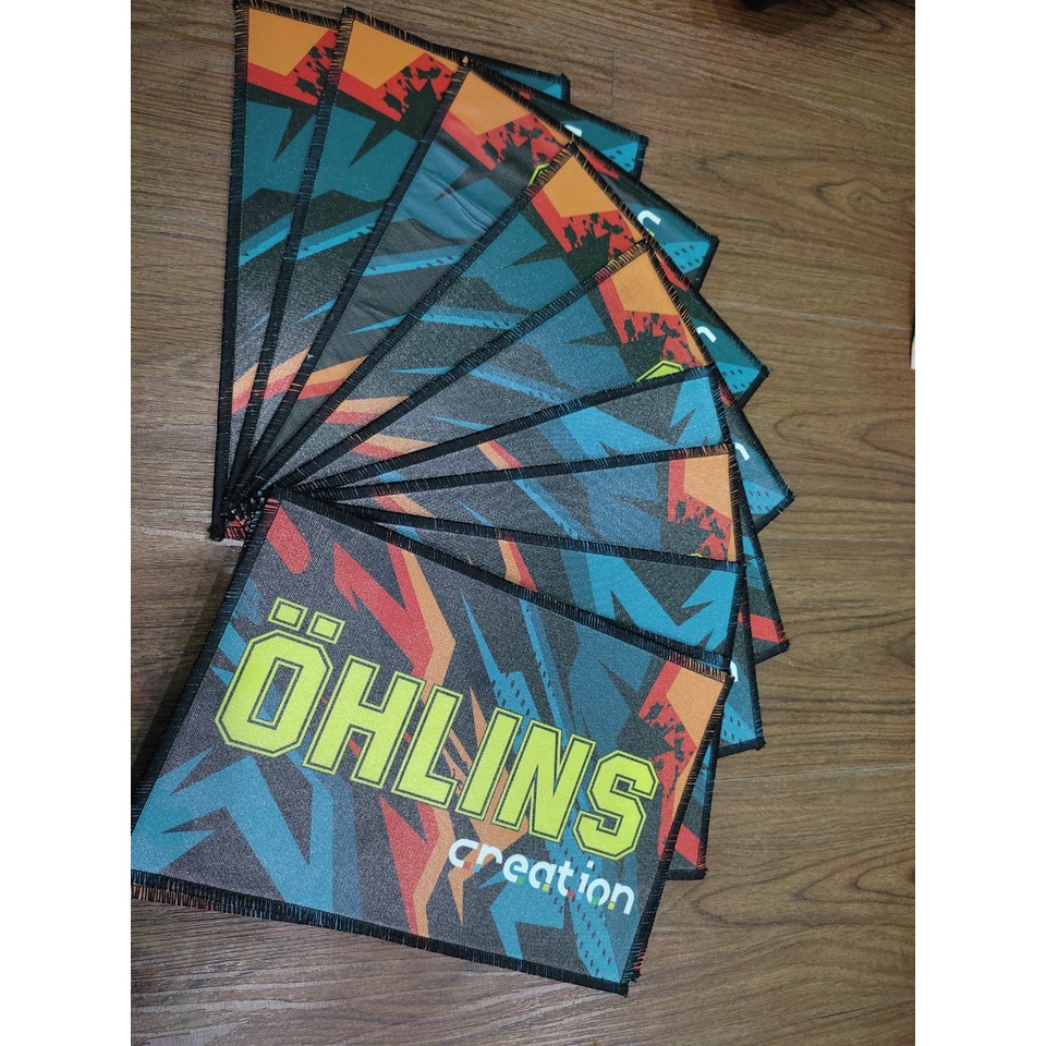 Thảm lót chân chống xe máy - lót trang trí tiệm phụ tùng