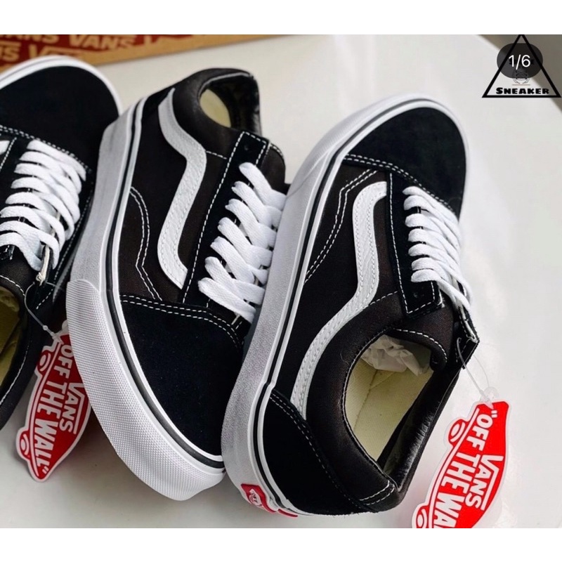 GIÀY VANS VAULT OLD SKOOL MÀU ĐEN ⚡ Full Box Bill ⚡ Giày Thể Thao Nam Nữ 2022