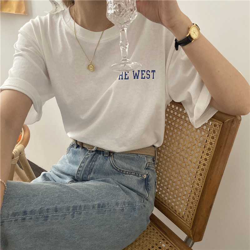 Áo Thun Tay Ngắn Thời Trang Dành Cho Nữ