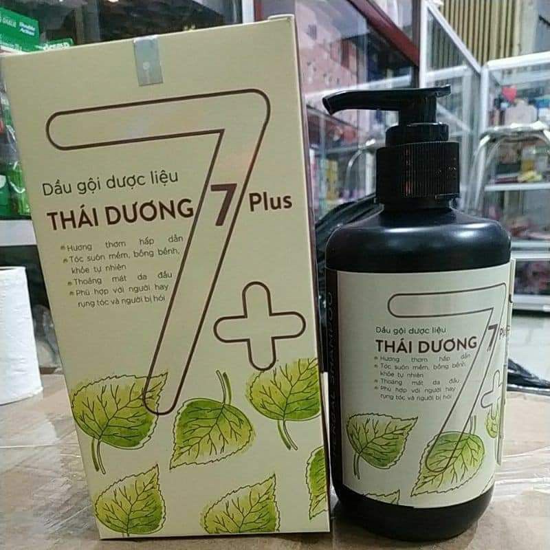 DẦU GỘI GIẢM RỤNG VÀ GIÚP MỌC TÓC THÁI DƯƠNG 7 PLUS 250ML,TÓC MƯỢT KO CẦN DẦU XẢ