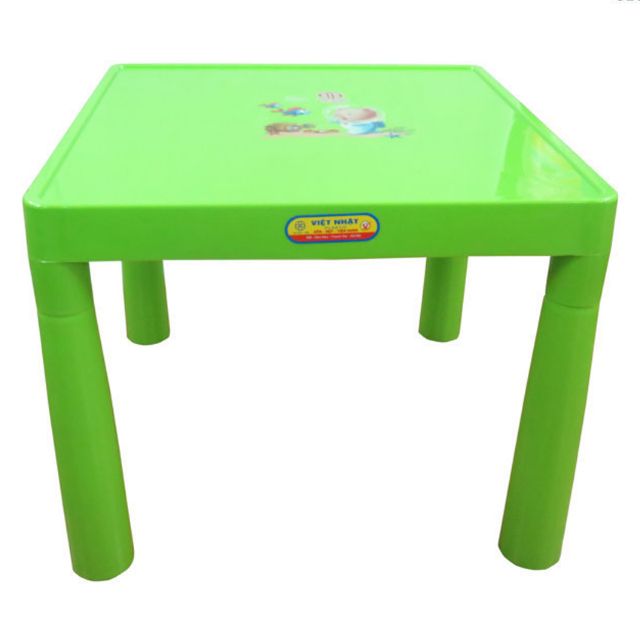 Bàn học vuông chân tháo rời nhựa việt nhật