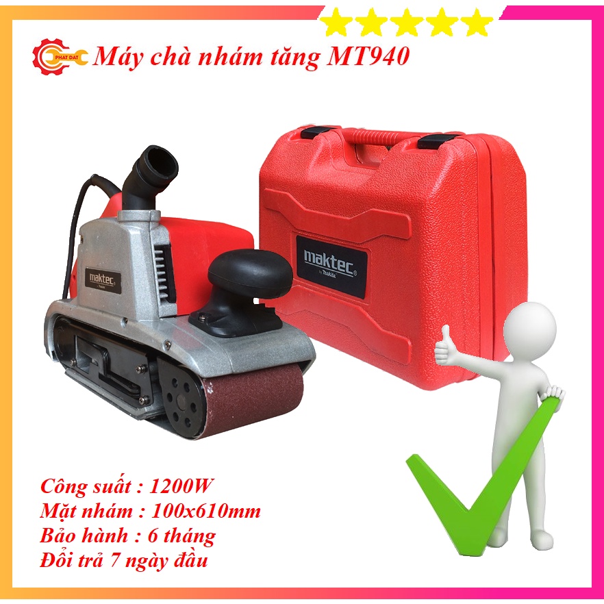 Máy Chà Nhám Tăng MT-940  - Động Cơ 100% Dây Đồng - Máy Khỏe, Chạy Êm - Bảo Hành 6 Tháng
