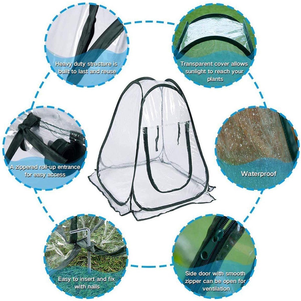 IVORY Chậu Trồng Cây Mini Có Thể Gấp Gọn Tiện Dụng Cho Sân Vườn / Ban Công