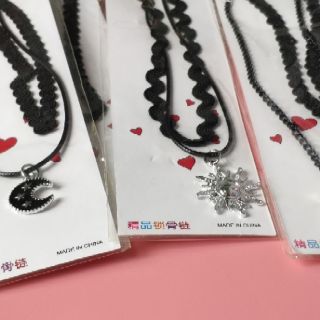 Vòng cổ choker tattoo đôi