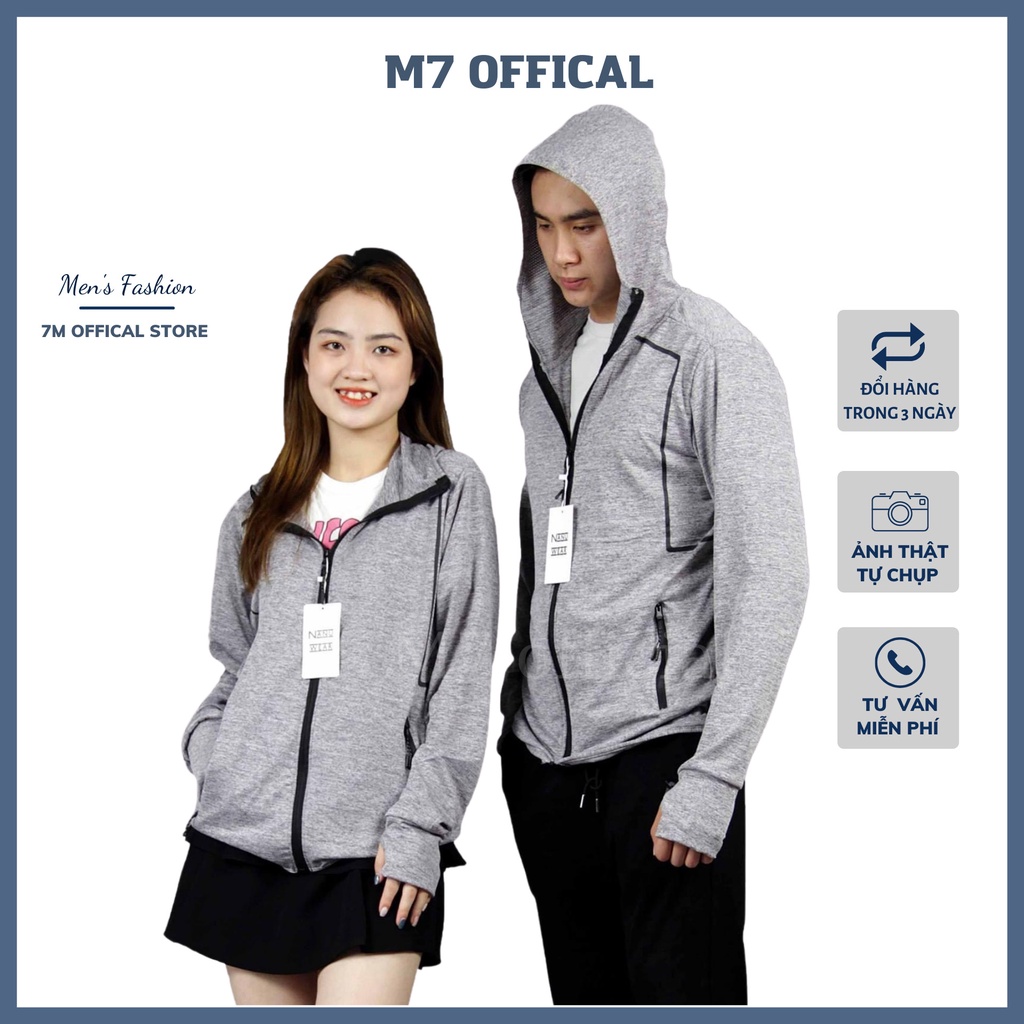 Áo Chống Nắng Nam M7 Vải Kim Cương Sợi Tre Chống Tia UV Thoáng Mát