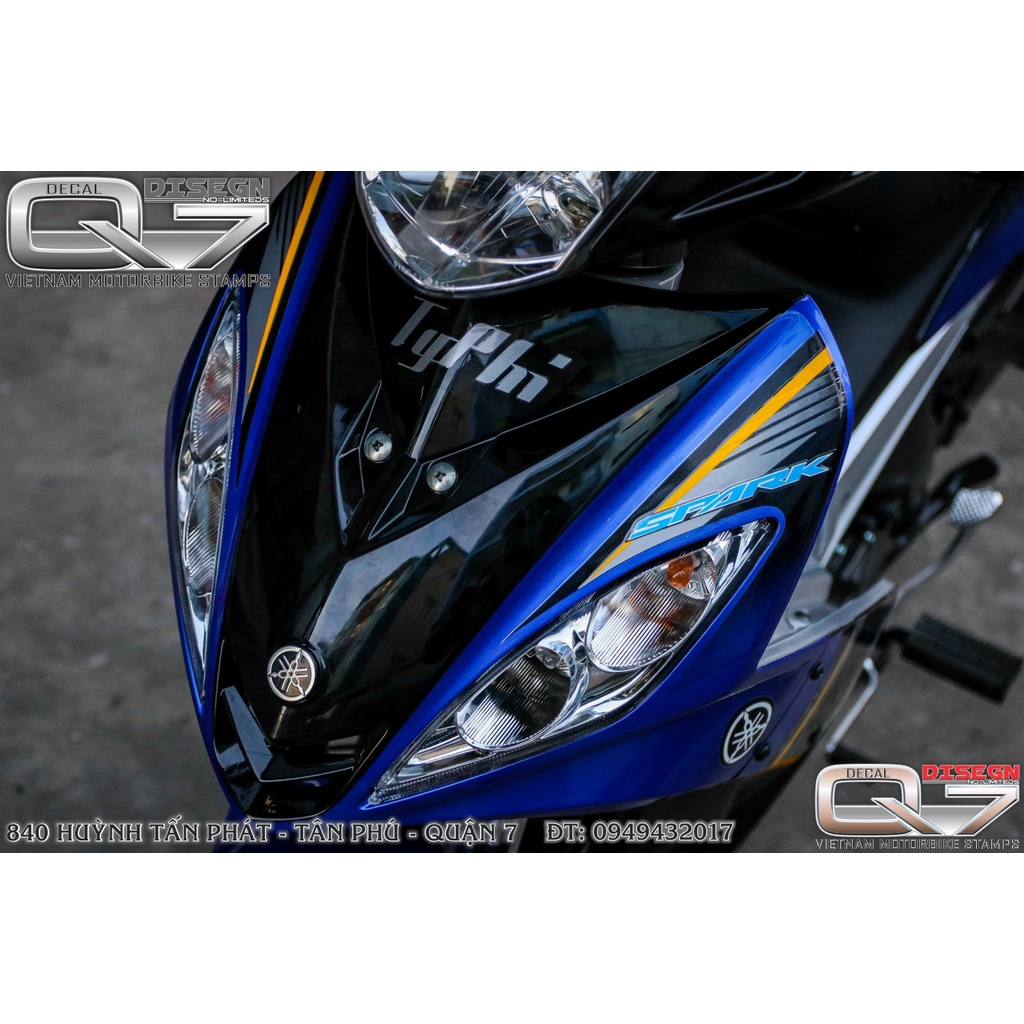 TEM RỜI EXCITER 2010 XANH BẠC